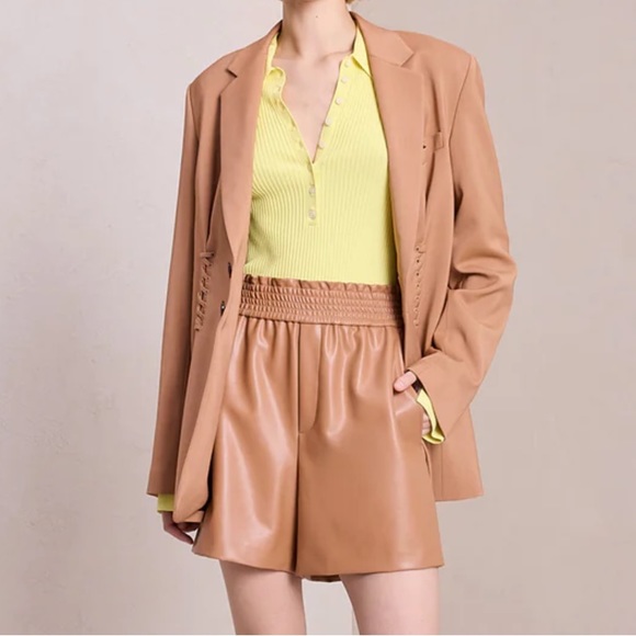 A.L.C. Kaleb Vegan Leather Short NWT size Small - Picture 1 of 10